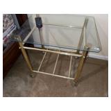 Glass Top Side Table