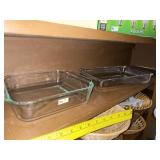 (3) Pyrex Casserole Dishes