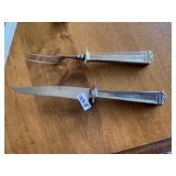 Silver Plate Carving Set
