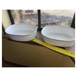 (2) Corning Ware Casserole Dishes