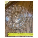 Glass Egg Plate