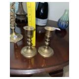 Pr of Brass Candlesticks