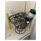 Iron Counter Top Wine Rack
