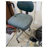 Rolling Shop Stool