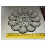 Glass Egg Plate