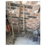Flower Bed Shovel + Garden Rake & Fork
