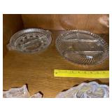 3 Divided Serving Plates