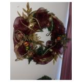 (2) Nice Large Door Wreaths