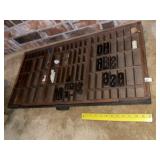 Vintage Printer's Tray