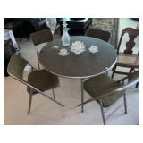 5 Pc Samsonite Folding Table & Chair Set