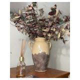 Large Glazed Pottery Vase Arrangement + Pics