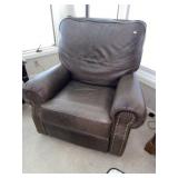 Leather Glider Recliner (Near new)