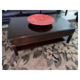 Nice Cherry Center Drink Table & 2 Side Tables