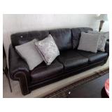 Near New Leather Sofa