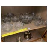 Glass Salad Set