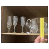 Vintage Crystal Pitcher  ~ Stems & Glass in Grp