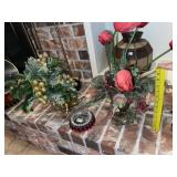 2 Floral Arrangements  & Riser