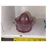 Vintage 2 Pc Pink Juicer
