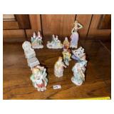 Vintage Occupied Japan Figurines Grp