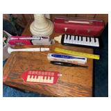 Vintage Musical Flute Instruments