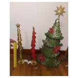 (3) Christmas Trees