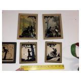 (7) Vintage Silhouette Pictures