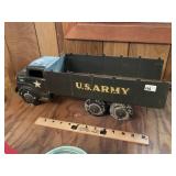 Vintage Marx Metal US Army Personnel Truck