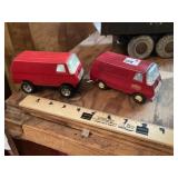 (2) Vintage Tonka Metal Vans