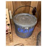 Vintage Old Pal Metal Minnow Bucket