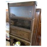 Section Bookcase W/ Drop Front Desk