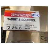 Winchester 12 Ga Shot Shells (25 Rounds)