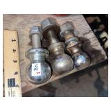 (3) Trailer Balls (3 Different sizes)