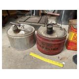 (2) Vintage Phil Rite Gas Cans