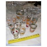 Vintage Juice Pitcher & Tumblers