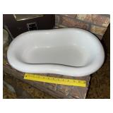 Vintage Enamelware Baby Bath Tub