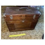 Vintage Wood Machinist Tool Chest