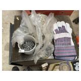 Sheet Metal Screws & Leather Gloves in Grp