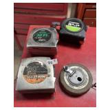 (4) Tape Measures
