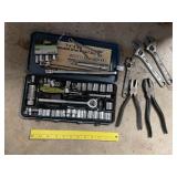 Socket Set ~ Klein Pliers & Adjustable Wrenches