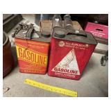(2) Vintage Gas Cans