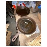 (2) Cast Iron Skillets