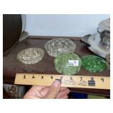 (4) Vintage Glass Flower Frogs