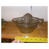Vintage Juicer & Juice Bowl