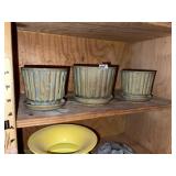 (3) Vintage McCoy Pottery Planters