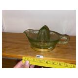 Vintage Green Depression Juicer
