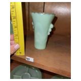 Vintage Jadeite Art Deco Bud Vase