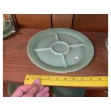 Vintage Jadeite Divided Plate