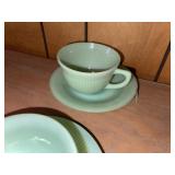 Vintage Jadeite Coffee Cup & Saucer