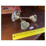 (2) Vintage Crystal Door Knobs