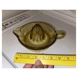 Vintage Amber Glass Juicer